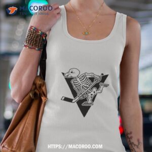pittsburgh penguins skeleton logo halloween shirt tank top 4