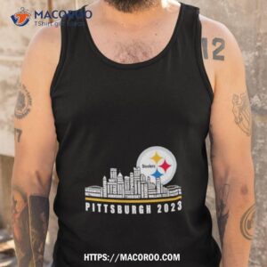 pittsburgh steelers players names city skyline 2023 season shirt tank top