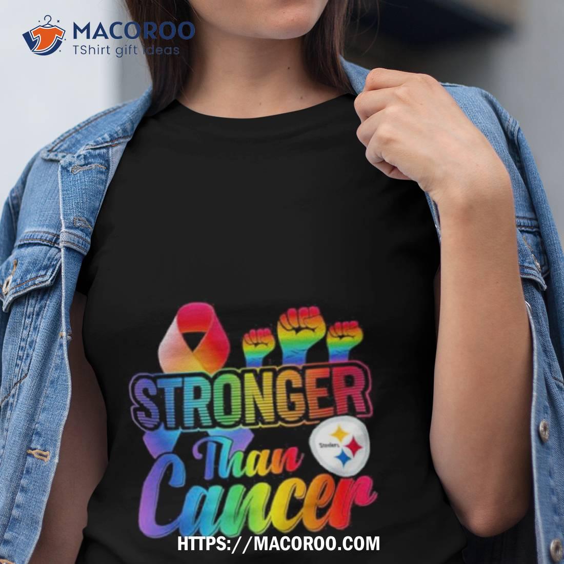 Pittsburgh Steelers Stronger Than Cancer Nfl 2023 Shirt