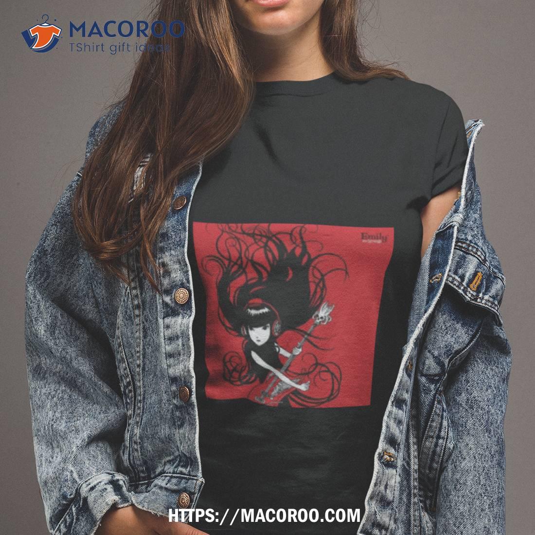 Playing Guitar Emily The Strange Shirt Playing Guitar Emily The Strange Shirt