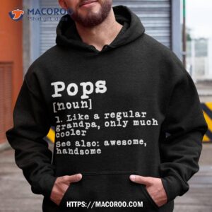 Pops Definition Funny Grandpa Grandfather Novelty Gift Shirt, Cheap Gifts For Dad