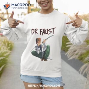 potrait of dr faust anime guilty gear shirt sweatshirt 1