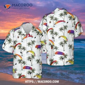 Powered Paragliding Hawaiian Shirt