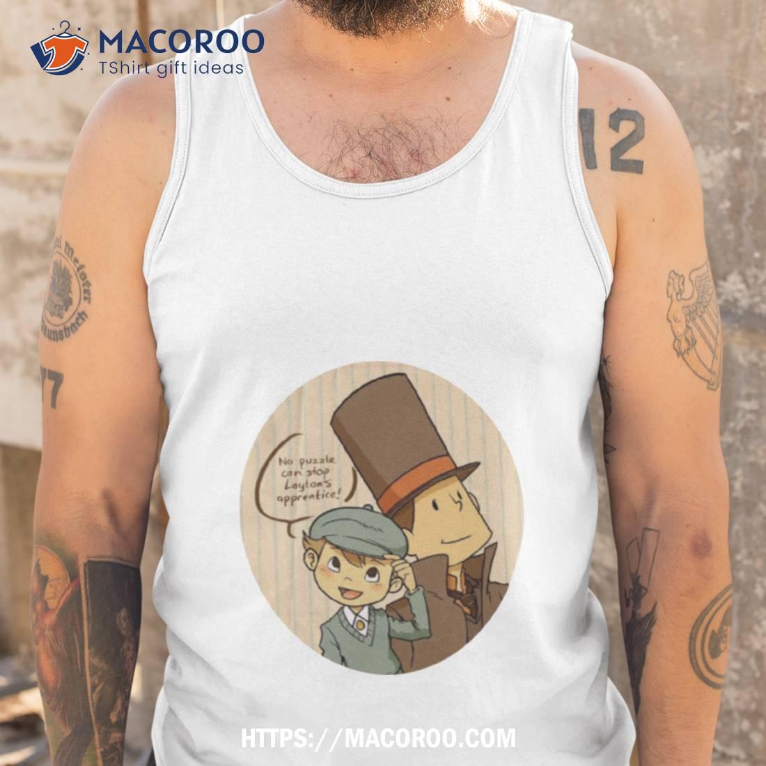Professeur Layton And Cute Luke Shirt Professeur Layton And Cute Luke Shirt
