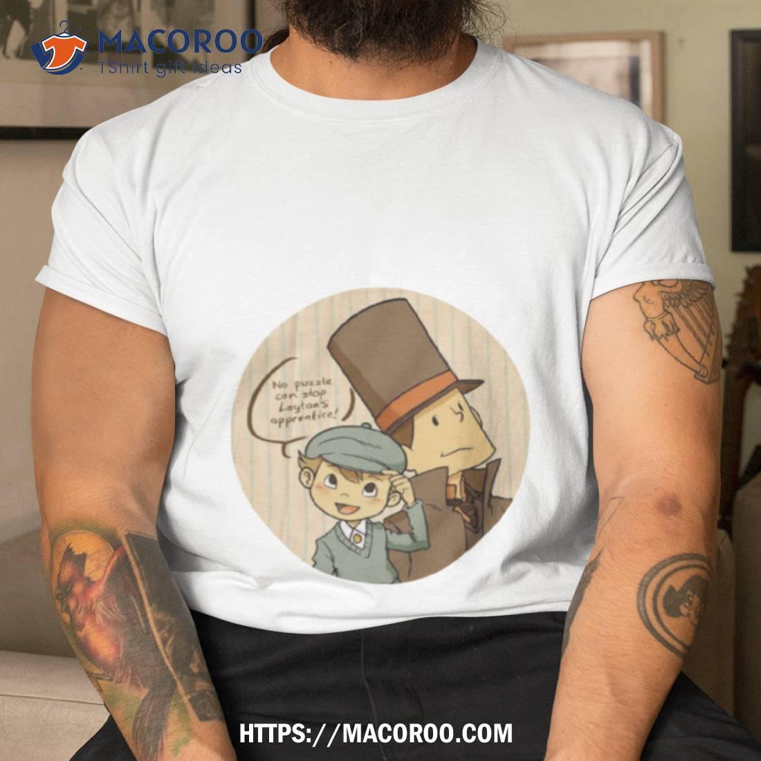 Professeur Layton And Cute Luke Shirt Professeur Layton And Cute Luke Shirt