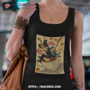 Professor Layton And Luke Coffee Fanart Art Design Shirt 2 professor layton and luke coffee fanart art design shirt tank top 4
