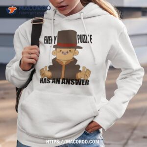 professor layton puzzling shirt hoodie 3