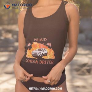 proud corsa driver shirt tank top 1