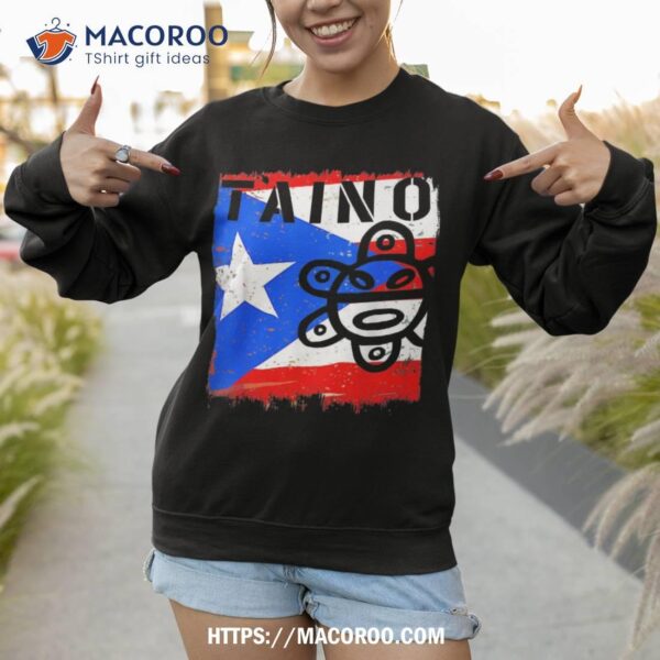 Puerto Rico Flag Taino Boricua Shirts Rican Souvenir Shirt