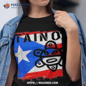 Puerto Rico Flag Taino Boricua Shirts Rican Souvenir Shirt