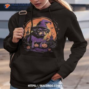 puggle witch halloween costume dog puppy kids shirt hoodie 3