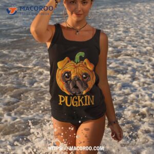 pugkin pug pumpkin halloween thanksgiving dog shirt tank top