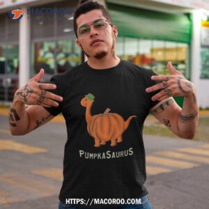 pumpkasaurus pumpkin dinosaur t shirt halloween thanksgiving tshirt