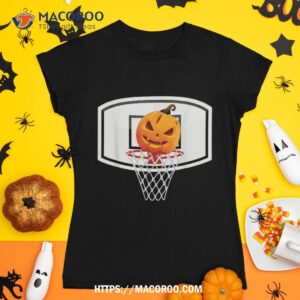 pumpkin basketball lazy halloween costume funny sport lover shirt tshirt 1