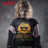 Pumpkin Brother Of The Patch Halloween Family Bro Boys Kids Shirt