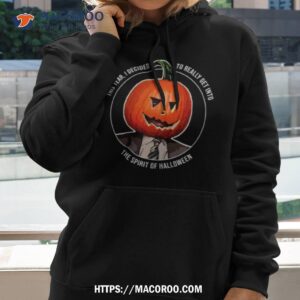 pumpkin head dwight schrute graphic halloween shirt hoodie 2