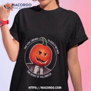 pumpkin head dwight schrute graphic halloween shirt tshirt 1