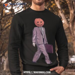 pumpkin head shirt sweatshirt