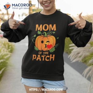 pumpkin mom of the patch shirt family halloween tee sweatshirt