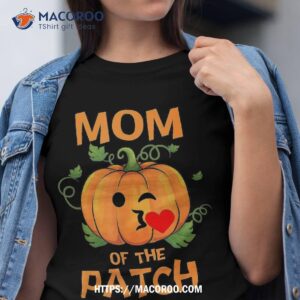 pumpkin mom of the patch shirt family halloween tee tshirt