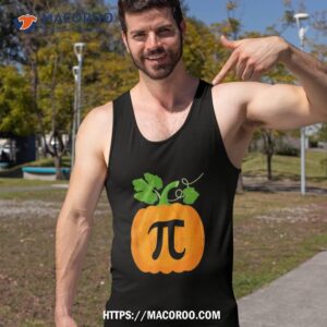 pumpkin pi math teacher halloween thanksgiving pie day shirt tank top