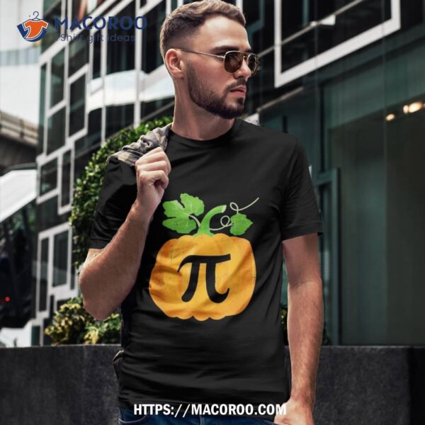 Pumpkin Pi Math Teacher Halloween Thanksgiving Pie Day Shirt