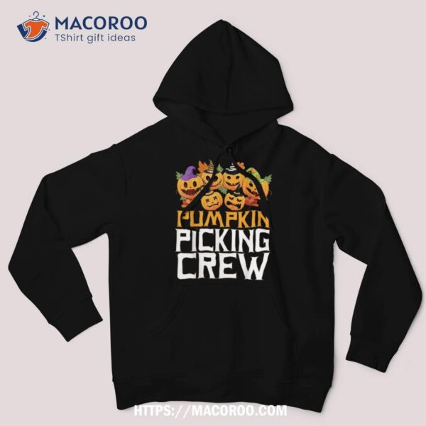 Pumpkin Picking Crew Halloween Family Matching Shirt