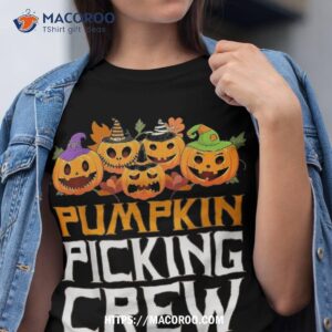 Pumpkin Picking Crew Halloween Family Matching Shirt