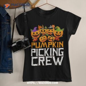 Pumpkin Picking Crew Halloween Family Matching Shirt