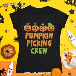 pumpkin picking crew halloween shirt tshirt 1