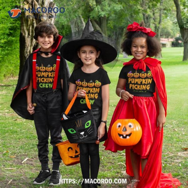 Pumpkin Picking Crew Halloween Shirt