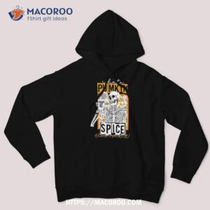 pumpkin spice skeleton retro autumn thanksgiving fall y all shirt skeleton head hoodie