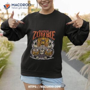 Pumpkin Zombie Halloween 2023 Shirt 2 pumpkin zombie halloween 2023 shirt sweatshirt