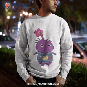 purple pikmin wearing if you can t run with the big dogs stay on the porch shirt sweatshirt