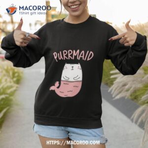 Purrmaid Mermaid Cat Cute Pink Cashirt 2 purrmaid mermaid cat cute pink cashirt sweatshirt