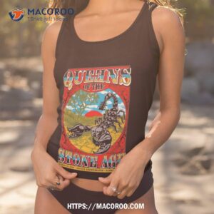 queens of the stone age aug 19 2023 ascend amphitheater nashville tn art poster design shirt tank top 1