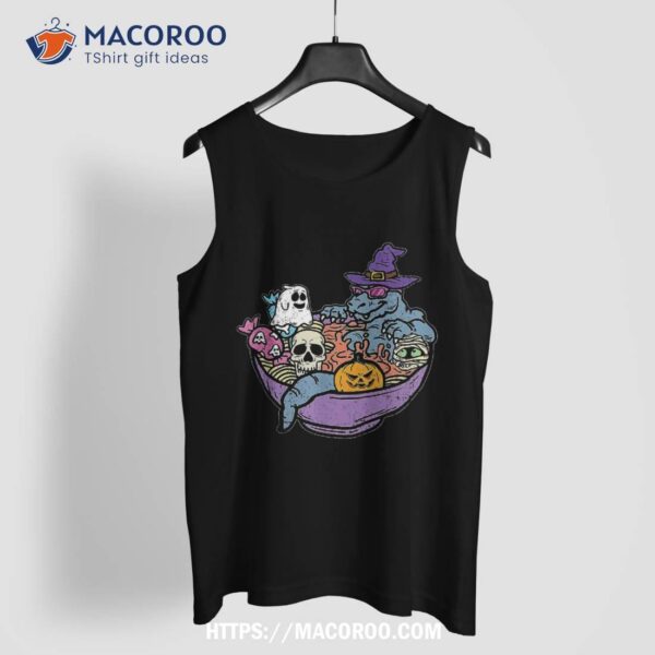 Ra Halloween Spooky Japanese Pumpkin Ghost Skull Costume Shirt, Skull Pumpkin