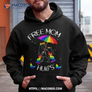 Rainbow Dinosaur Mom Hugs Lgbshirt