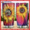 Rainbow Sunflower God Says You Are Stainless Steel Tumbler