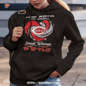 Real Women Love Basketball Smart Women Love The Cincinnati Reds Diamond Heart 2023 Shirt