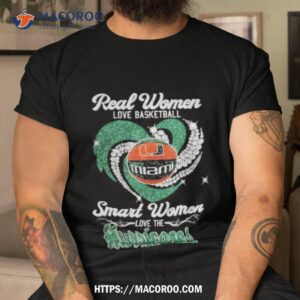 Real Women Love Basketball Smart Women Love The Hurricanes 2023 Shirt