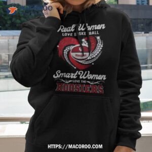 Real Women Love Football Smart Women Love The Hoosiers Diamond Heart 2023 Shirt