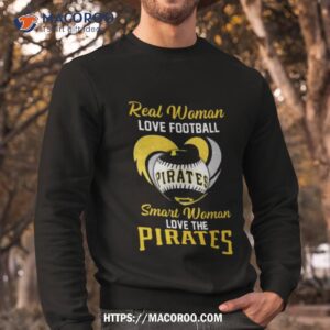 real women love football smart women love the penguins 2023 hearshirt sweatshirt