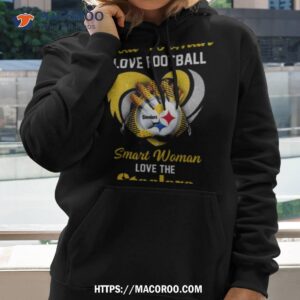 Real Women Love Football Smart Women Love The Steelers Diamond Heart 2023 Shirt