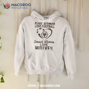 Real Women Love Football Smart Women Love Wolves 2023 Shirt