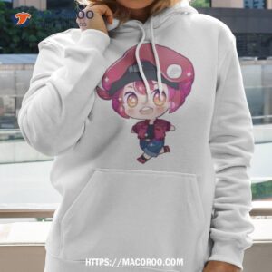 red blood cell anime chibi cells at work shirt hoodie