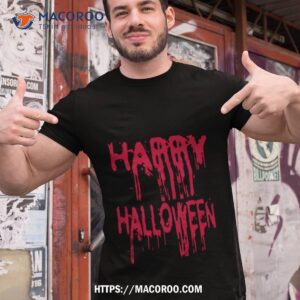 Red Blood Happy Halloween Shirt
