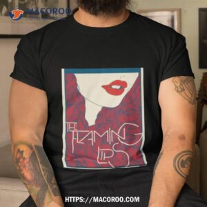 red lipstick the flaming lips shirt tshirt