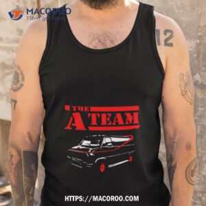 red logo hannibal the a team shirt tank top