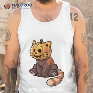 red pumpkin halloween shirt tank top